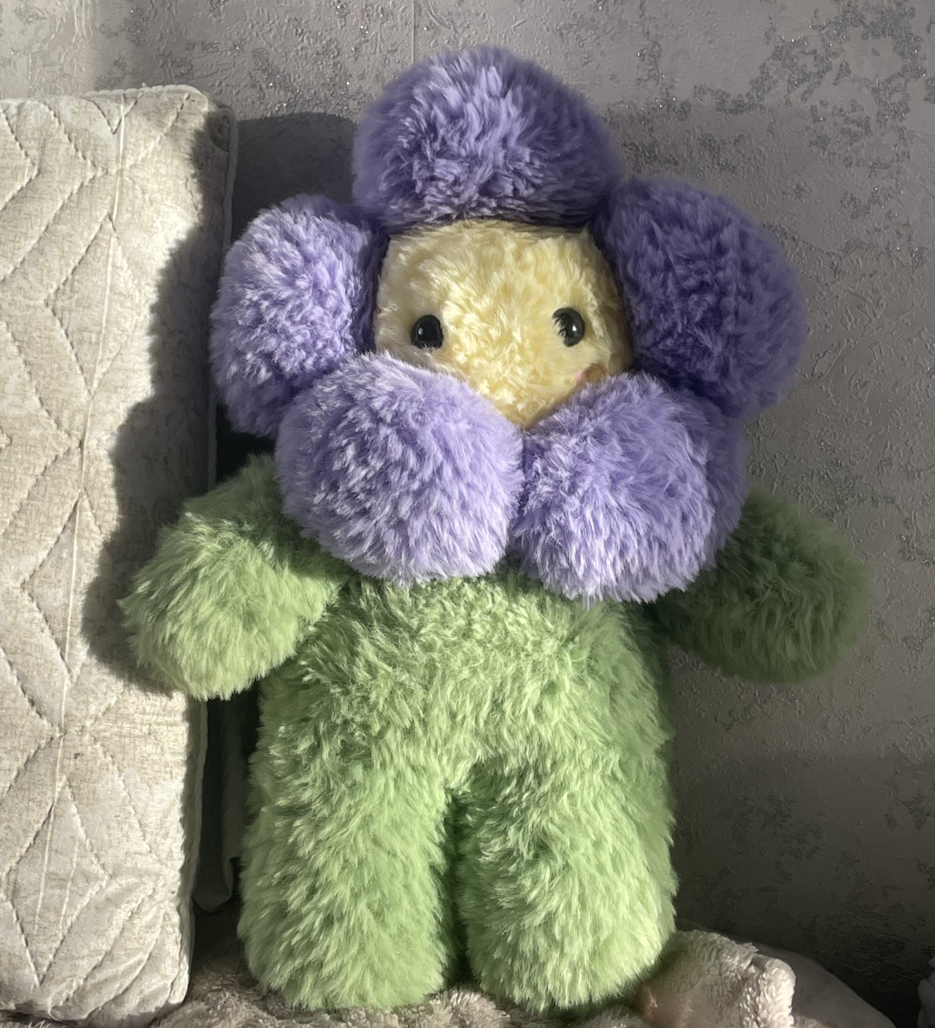 Пушистый цветочек 🌸💜